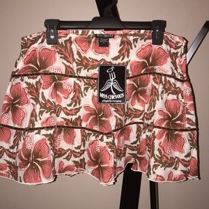 Miss Chievous Coral/Brown with Gold Skirt NWT